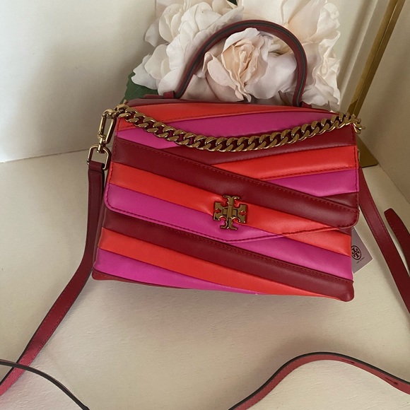 Brand new🔥Tory Burch Kira chevron satchel - Picture 8 of 16